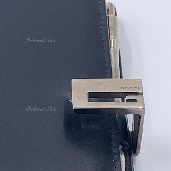 Authentic GUCCI Black 6-ring Agenda Planner - Picture 11 of 15